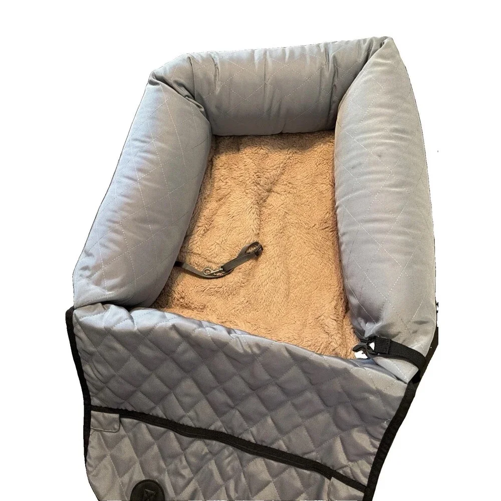 Dog Car Seat Booster 2-in-1 Pet Car seat Indoor Lounge Comfortable Cozy Couch